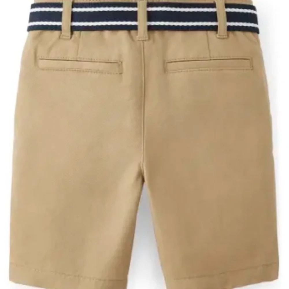 NWOT Gymboree woven belted chino khaki shorts